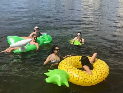 Sandbar swim stop on the Intracoastal